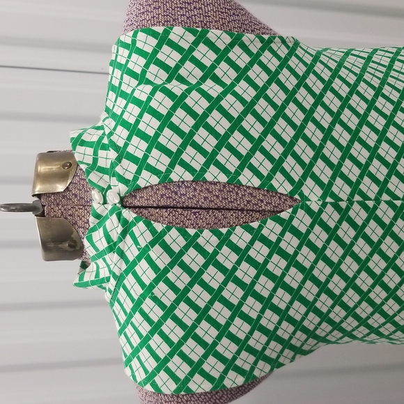 Charming Charlie's Green and White printed Dress - Picture 4 of 7